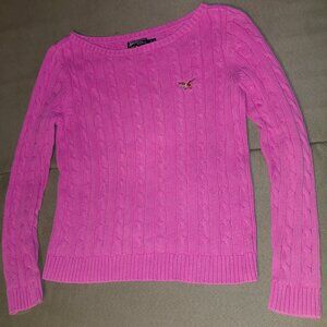 American Living Pink Cable Knit Sweater for Women's Size Small